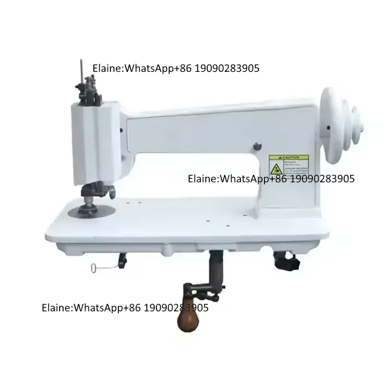 Embroidery Machine - จักรเย็บผ้าแบบมือหมุน รุ่น QK-10-1 แบบเตียงราบ สำหรับใช้ในครัวเรือน พร้อมฟังก์ชั่นปักลาย