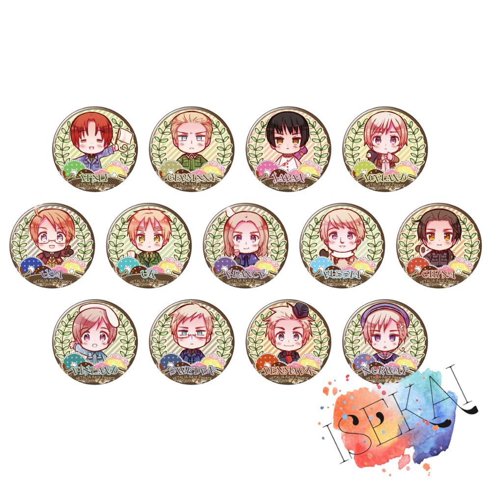 Embroidery Australia - 50 มม.แกน Power HETALIA World Anime