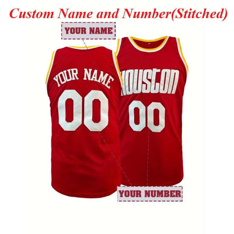 Embroidery Name - ที่กําหนดเองชื่อและหมายเลขเสื้อบาสเกตบอล,Breathableแขนกุดเย็บปักถักร้อยSweatshirtการฝึกอบรมการแข่งขันDIYเสื้อกีฬา