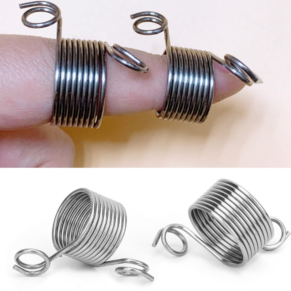 Embroidery Ring Sizes - 20 ชิ้น แหวนนำทางสำหรับงานถักนิตติ้ง สแตนเลส 2 ขนาด