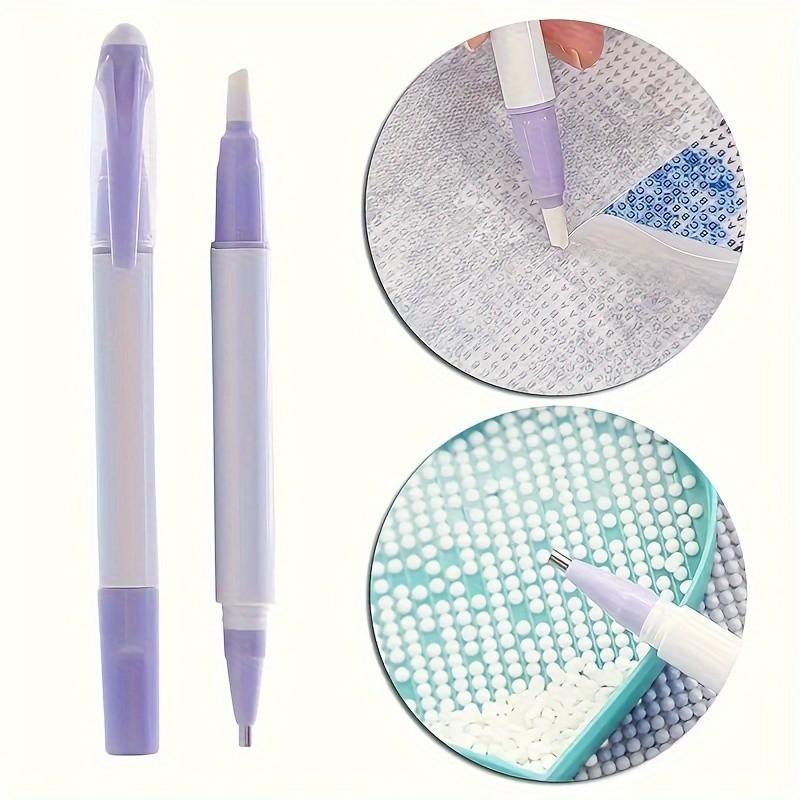 Embroidery Handicraft - เครื่องมือถอดฟิล์มสำหรับงานเพชรปัก, ฟิล์มป้องกันฝุ่นสำหรับงานเพชรปัก, เครื่องตัดกระดาษเซรามิก - ใช้ได้สองแบบ, ปากกาแต้มเพชร
