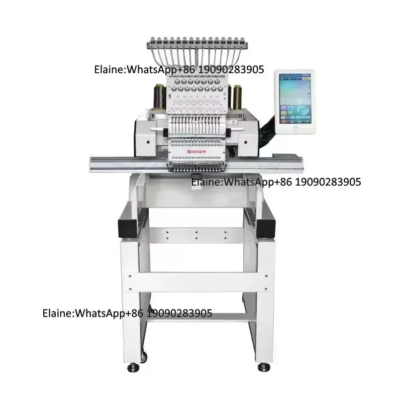 Embroidery Machine Computerized - เครื่องปักผ้าอัตโนมัติ MYSEW MBC1201 แบบหัวเดียว 15 เข็ม