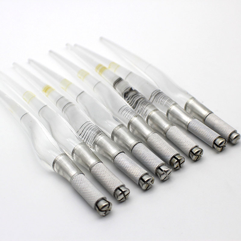 Embroidery H&M - 50 Pcs PCD Microblading ปากกาปากกาสัก Tattoo