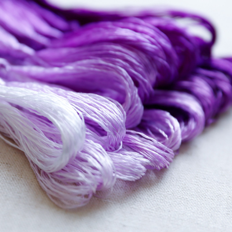 Embroidery Handicraft - ไหมปักลายซูโจว 20 เมตร 8 สี แต่ละสีมี