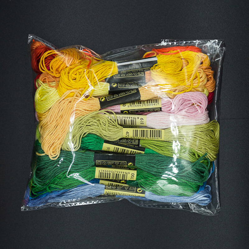 Embroidery Handicraft - ชุดไหมปักผ้าฝ้ายหลากสี C 24/100/50 พร้อมด้ายเย็บผ้า ไหมปักลาย ไหมปักครอสติช