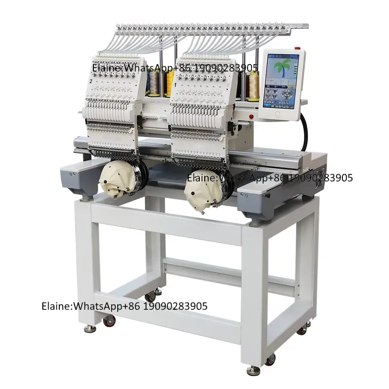 Embroidery Machine Computerized - เครื่องปักคอมพิวเตอร์อุตสาหกรรมอเนกประสงค์ความเร็วสูง MBC-1202/1502 12/15 เข็ม 2 หัว