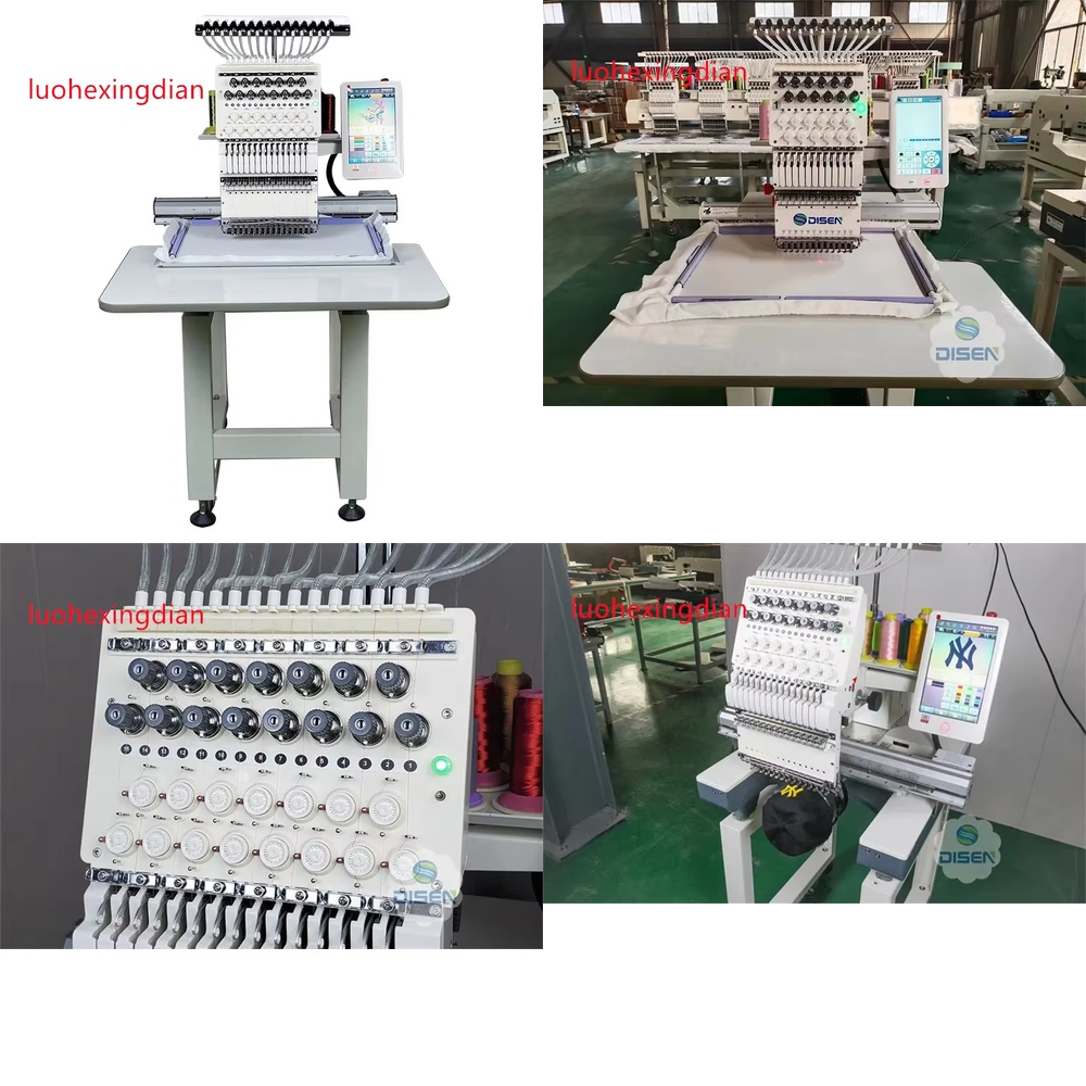 Embroidery Machine - เครื่องปักภาพอัตโนมัติความเร็วสูงแบบหัวเดียว สำหรับ Brother Tajima Barudan ZSK