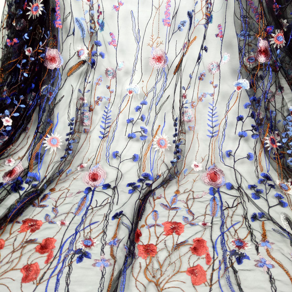 ปักพืชน้ําผ้าลูกไม้ 3D ดอกไม้  - Embroidery Web บทวิจารณ์และราคา