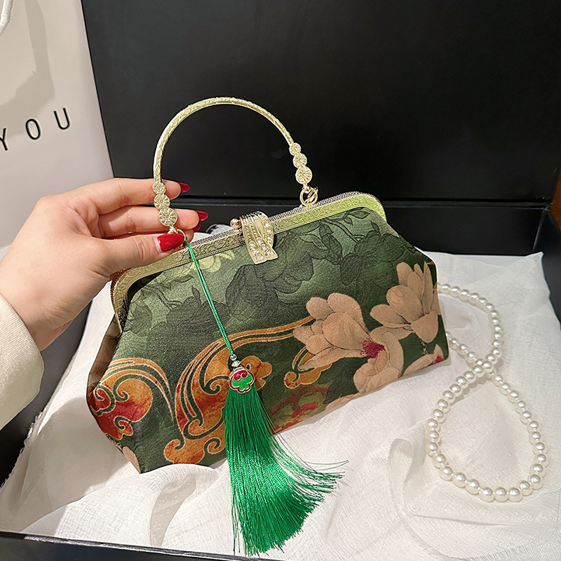 สไตล์ปักไหล่กระเป๋าผู้หญิงแฟชั - Embroidery Ideas For Bags บทวิจารณ์และราคา
