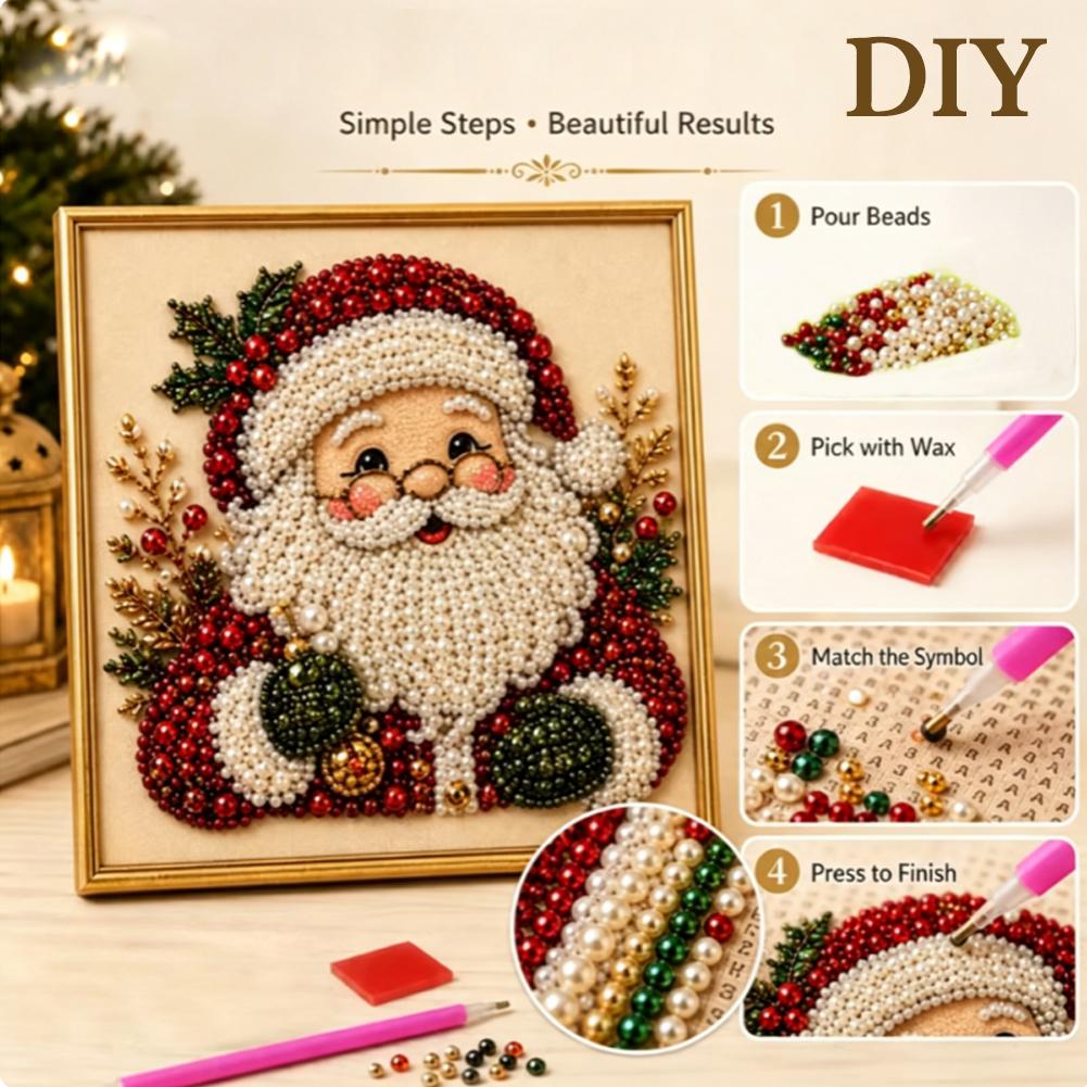 ชุดงานฝีมือ DIY ภาพปักลูกปัดรู - Embroidery Diy บทวิจารณ์และราคา
