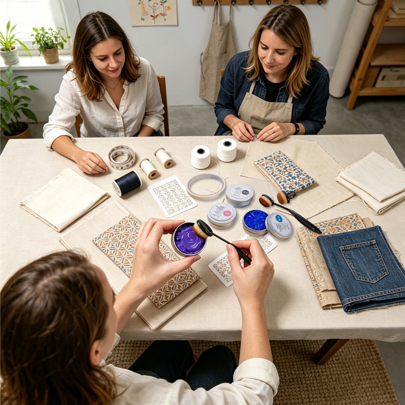 ครีมเขียนแบบลบได้ด้วยความร้อน  - Embroidery Diy บทวิจารณ์และราคา