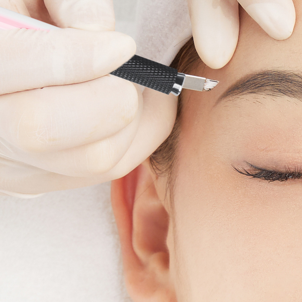 1ชิ้นปากกาสักด้วยตัวเอง microb - Embroidery Eyebrow บทวิจารณ์และราคา
