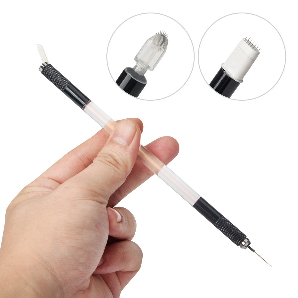 1ชิ้นปากกาสักด้วยตัวเอง microb - Embroidery Eyebrow บทวิจารณ์และราคา