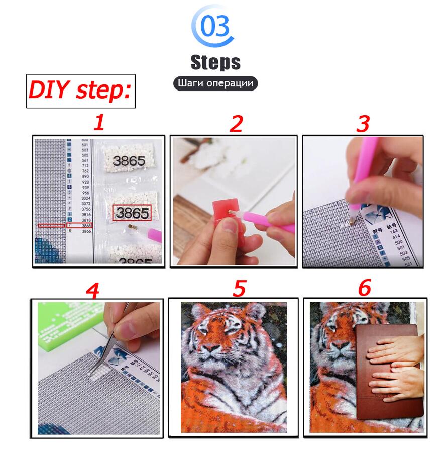 ชุดปักเพชร 5 มิติ DIY ลายม้าวิ - Embroidery Running Stitch บทวิจารณ์และราคา
