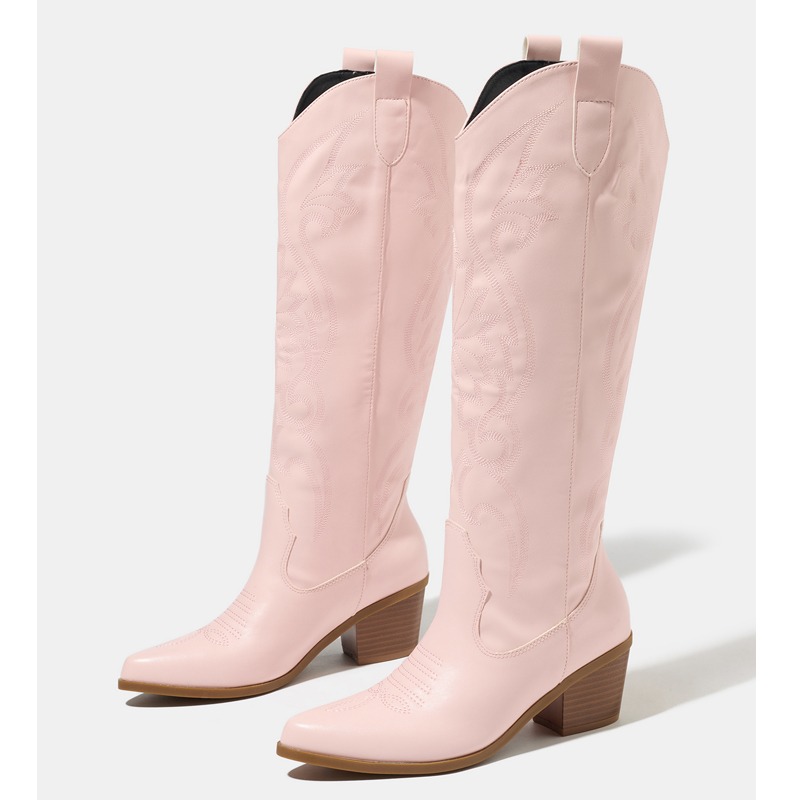 รองเท้าบูทสูงระดับเข่าสำหรับผู - Embroidery Yes บทวิจารณ์และราคา
