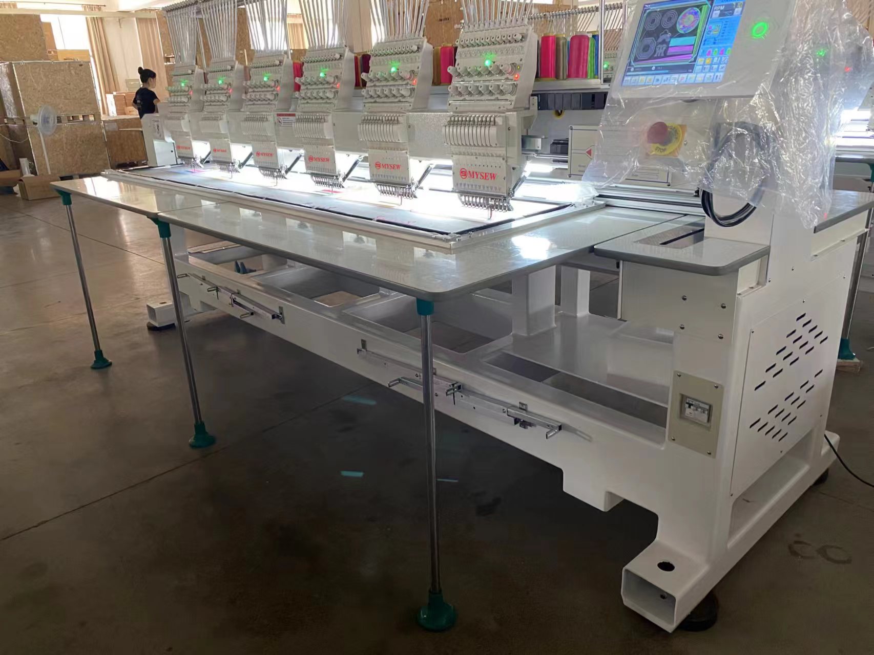 เครื่องปักคอมพิวเตอร์อุตสาหกรร - Embroidery Machine Computerized บทวิจารณ์และราคา