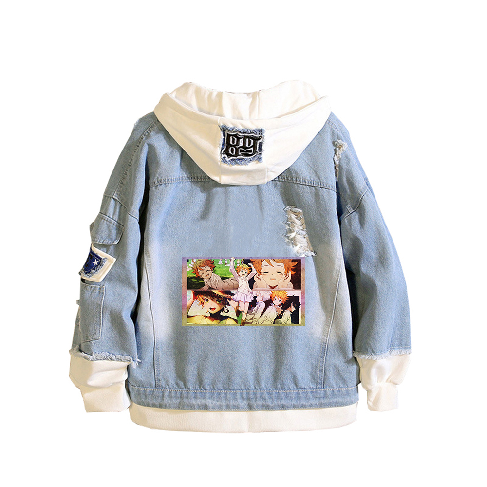 แจ็คเก็ตยีนส์อนิเมะ The Promis - Embroidery Jacket Jeans บทวิจารณ์และราคา