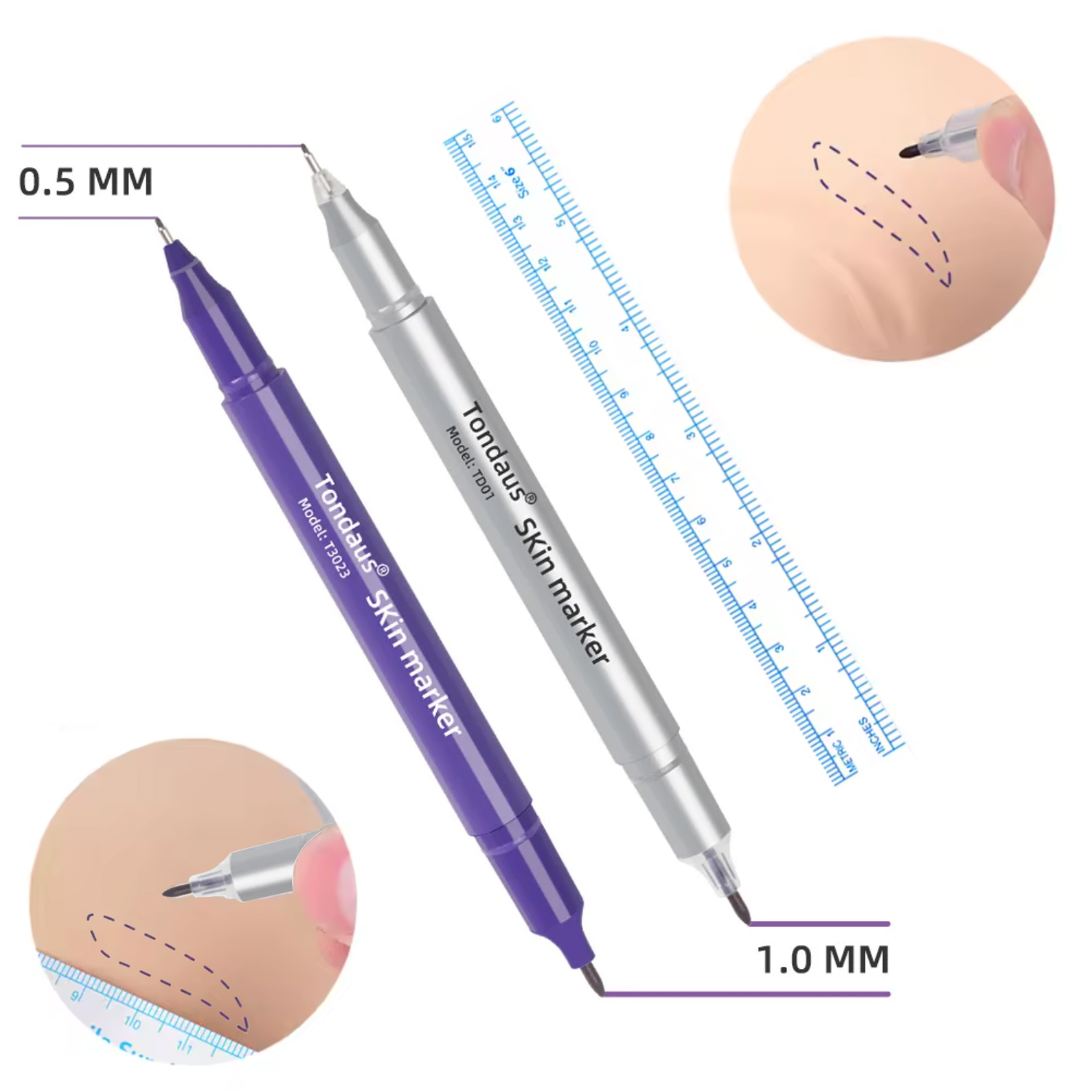 ปากกาเขียนตำแหน่งงานปักคิ้วกรอ - Embroidery Eyebrow บทวิจารณ์และราคา