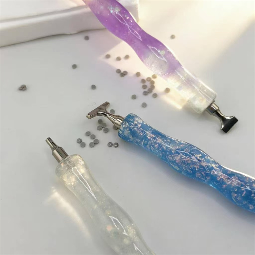 ปากกาเพชรเรซิ่นแบบใหม่ ลายคลื่ - Embroidery Handicraft บทวิจารณ์และราคา