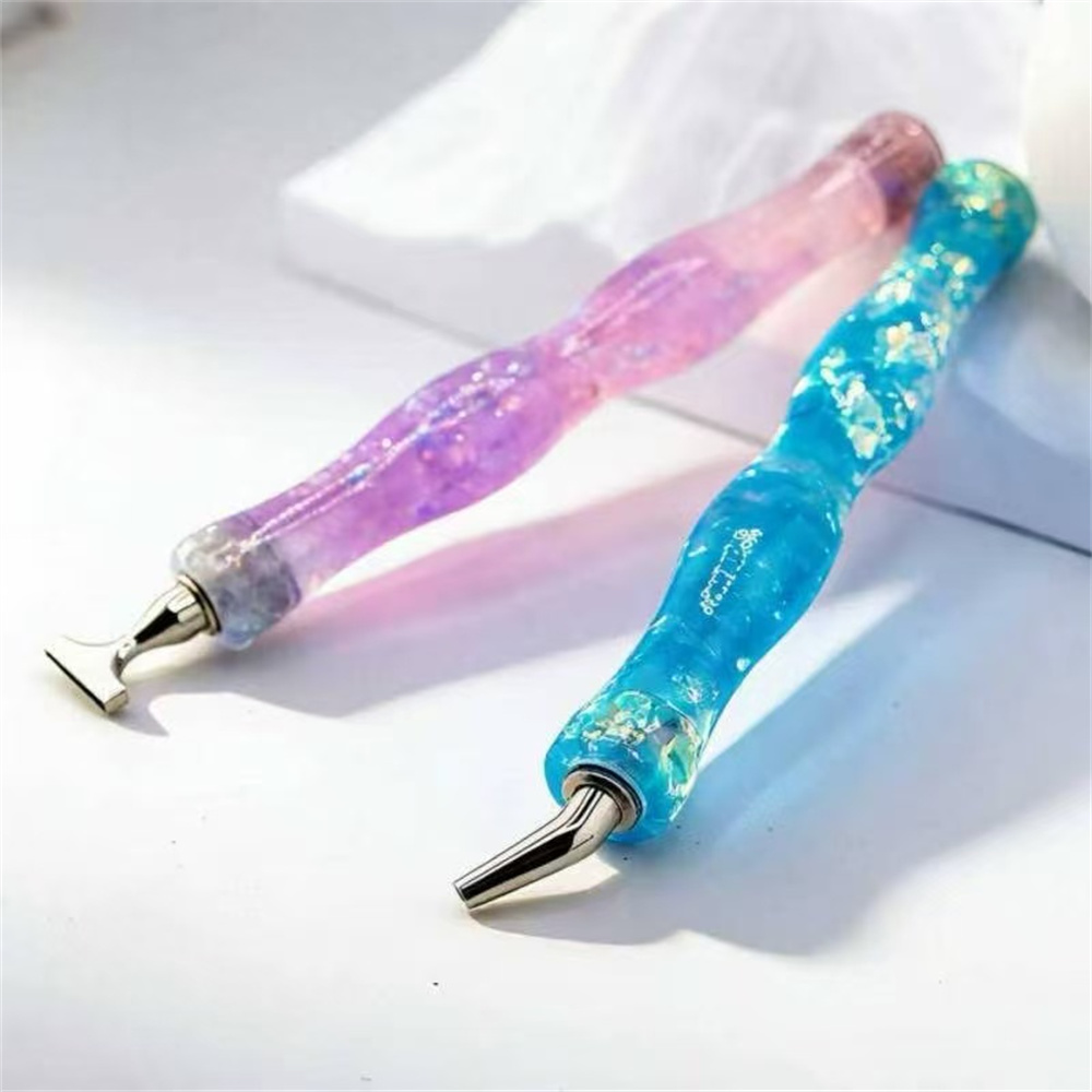 ปากกาเพชรเรซิ่นแบบใหม่ ลายคลื่ - Embroidery Handicraft บทวิจารณ์และราคา