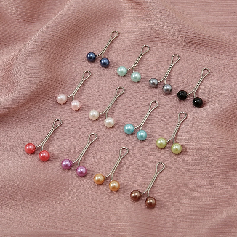 12 ชิ้น/ถุงมุสลิม Hijab Pins ผ - Embroidery Eyebrow บทวิจารณ์และราคา