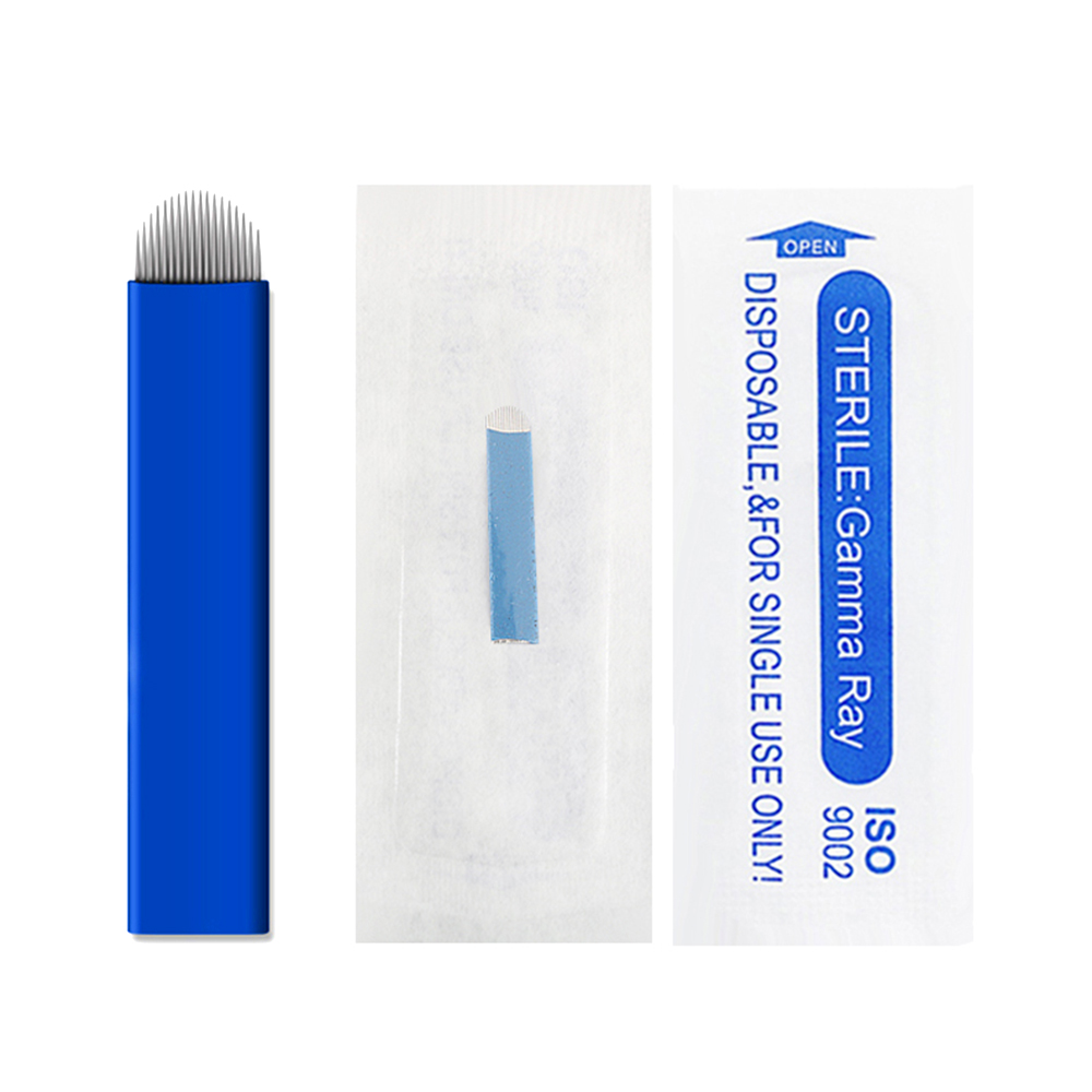 เข็มสักลายสีน้ำเงินขนาด 0.2 มม - Embroidery Eyebrow บทวิจารณ์และราคา