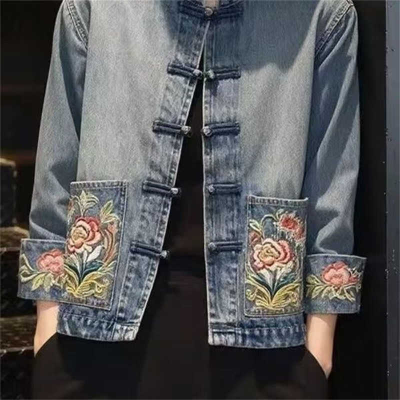 เสื้อแจ็คเก็ตยีนส์ปักลายสวยงาม - Embroidery Jacket Jeans บทวิจารณ์และราคา