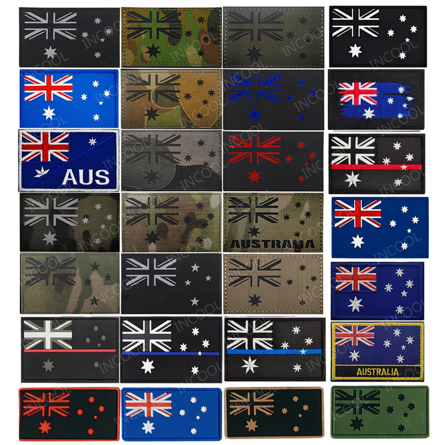 แผ่นปะติดของธงออสเตรเลียแผ่นปะ - Embroidery Australia บทวิจารณ์และราคา