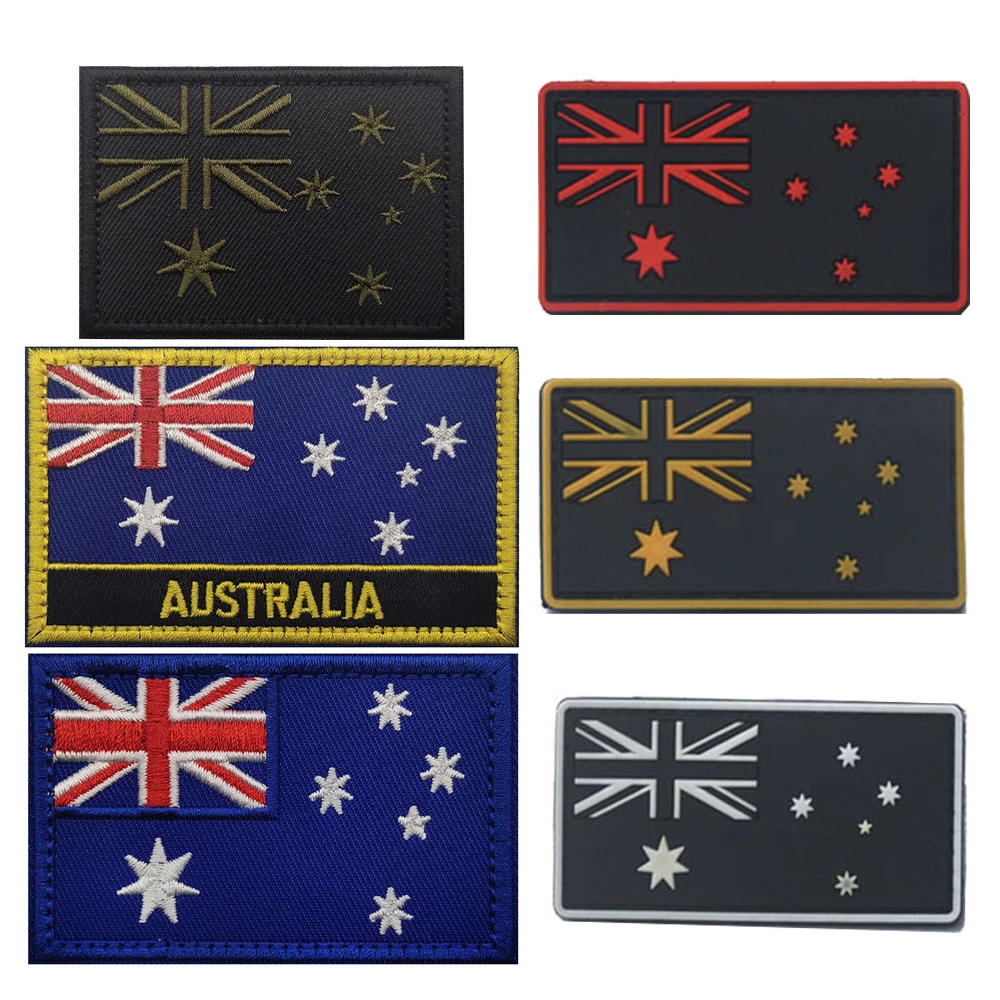 แผ่นปะติดของธงออสเตรเลียแผ่นปะ - Embroidery Australia บทวิจารณ์และราคา