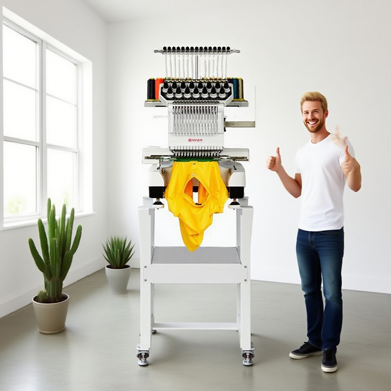 เครื่องปักคอมพิวเตอร์อัตโนมัติ - Embroidery Machine Computerized บทวิจารณ์และราคา