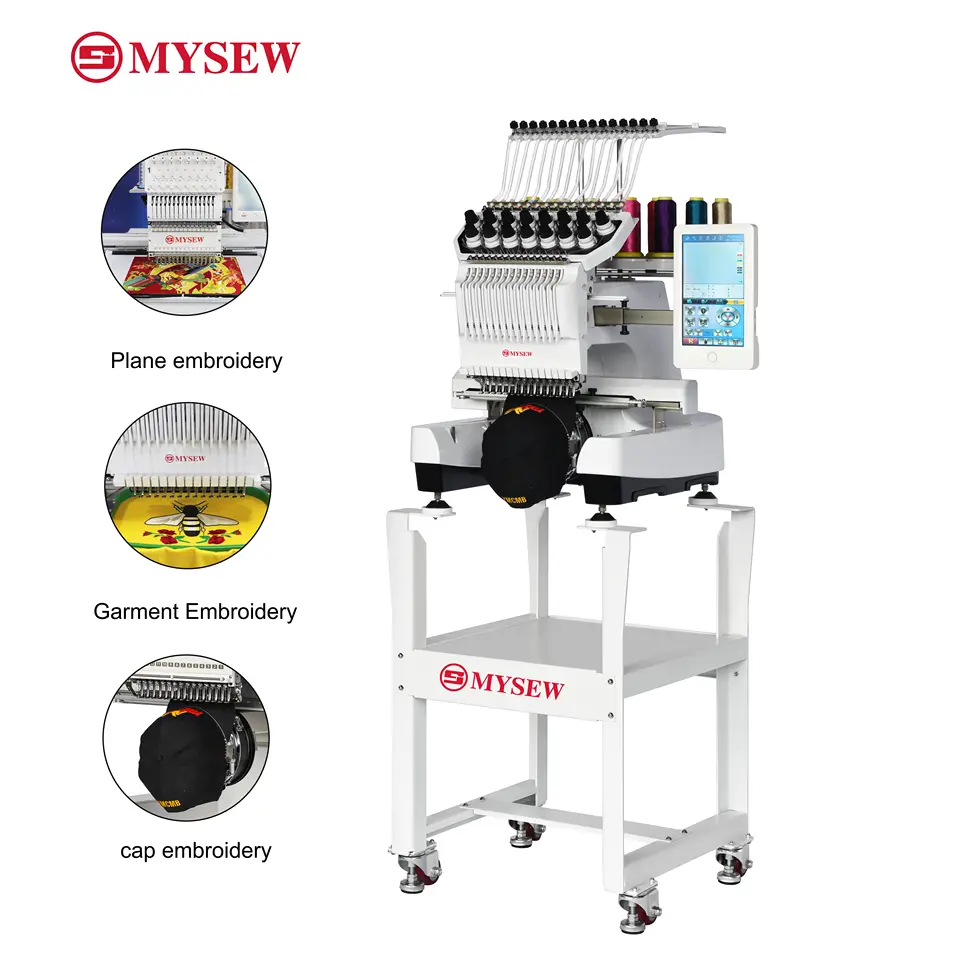 เครื่องปักคอมพิวเตอร์อัตโนมัติ - Embroidery Machine Computerized บทวิจารณ์และราคา