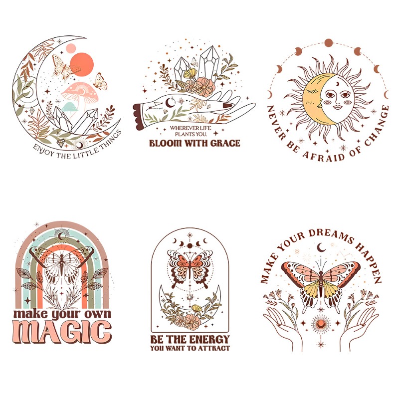 สติกเกอร์ลายการ์ตูนดอกไม้สำหรั - Embroidery Diy บทวิจารณ์และราคา