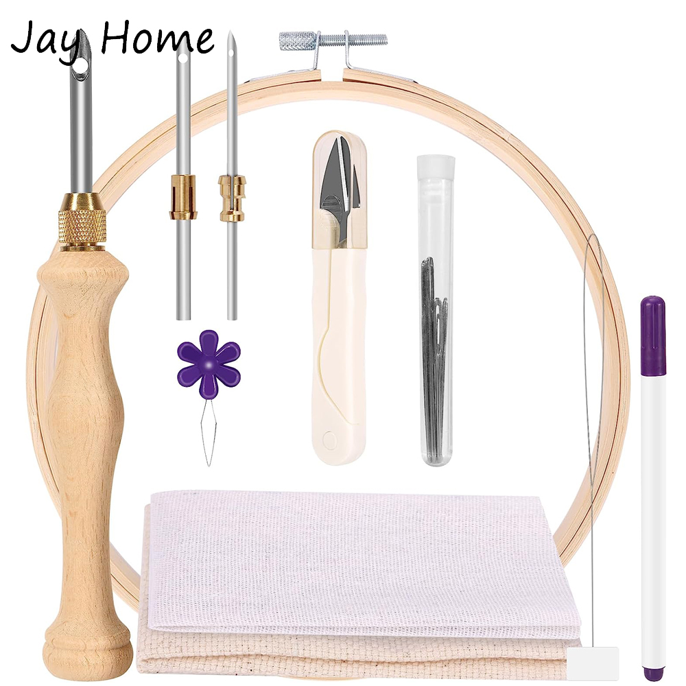 Punch Needle Starter Kit พร้อม - Stitch Marker Ring บทวิจารณ์และราคา