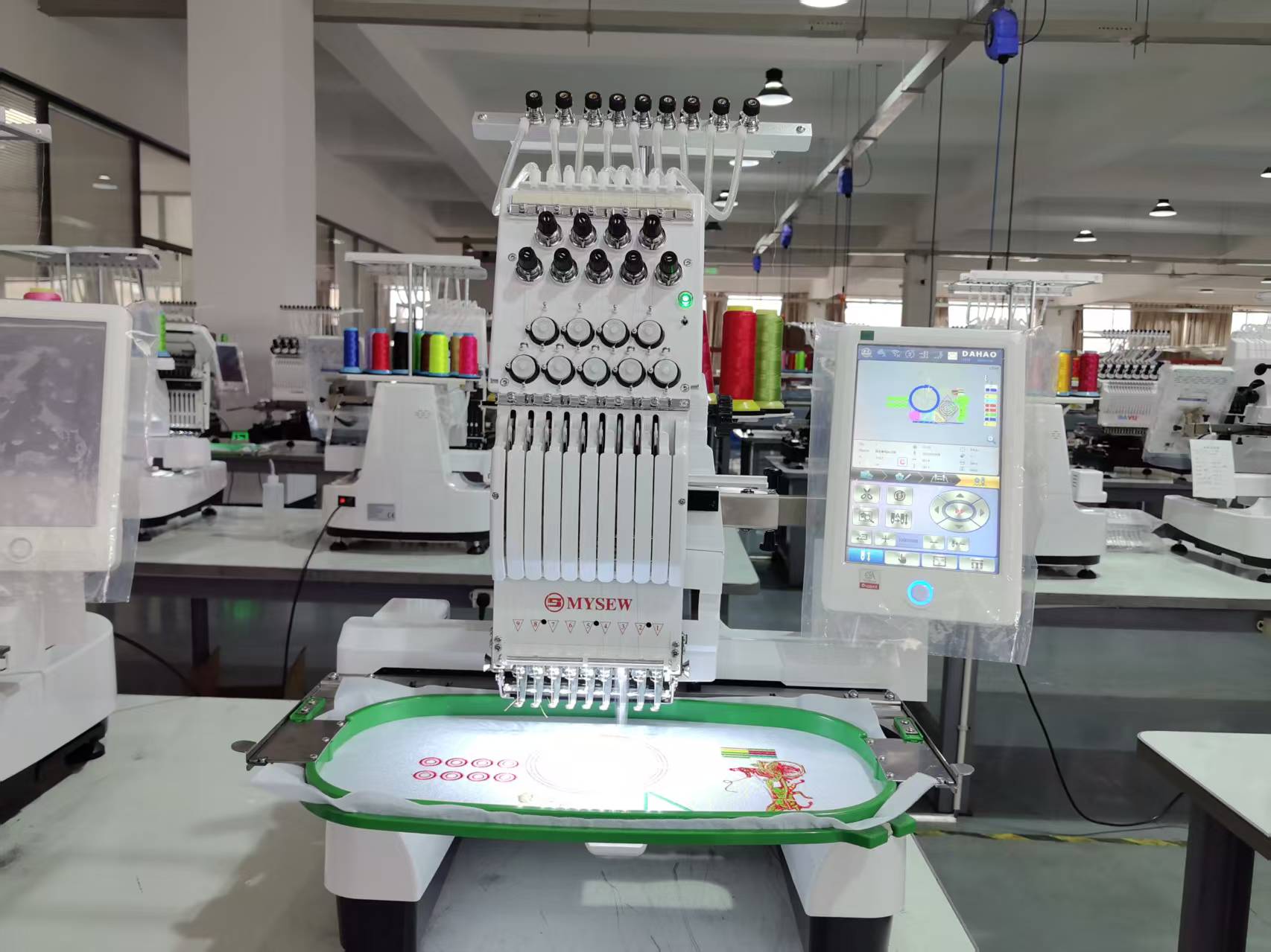 เครื่องปักผ้าอัตโนมัติ MFS800  - Embroidery Machine Computerized บทวิจารณ์และราคา