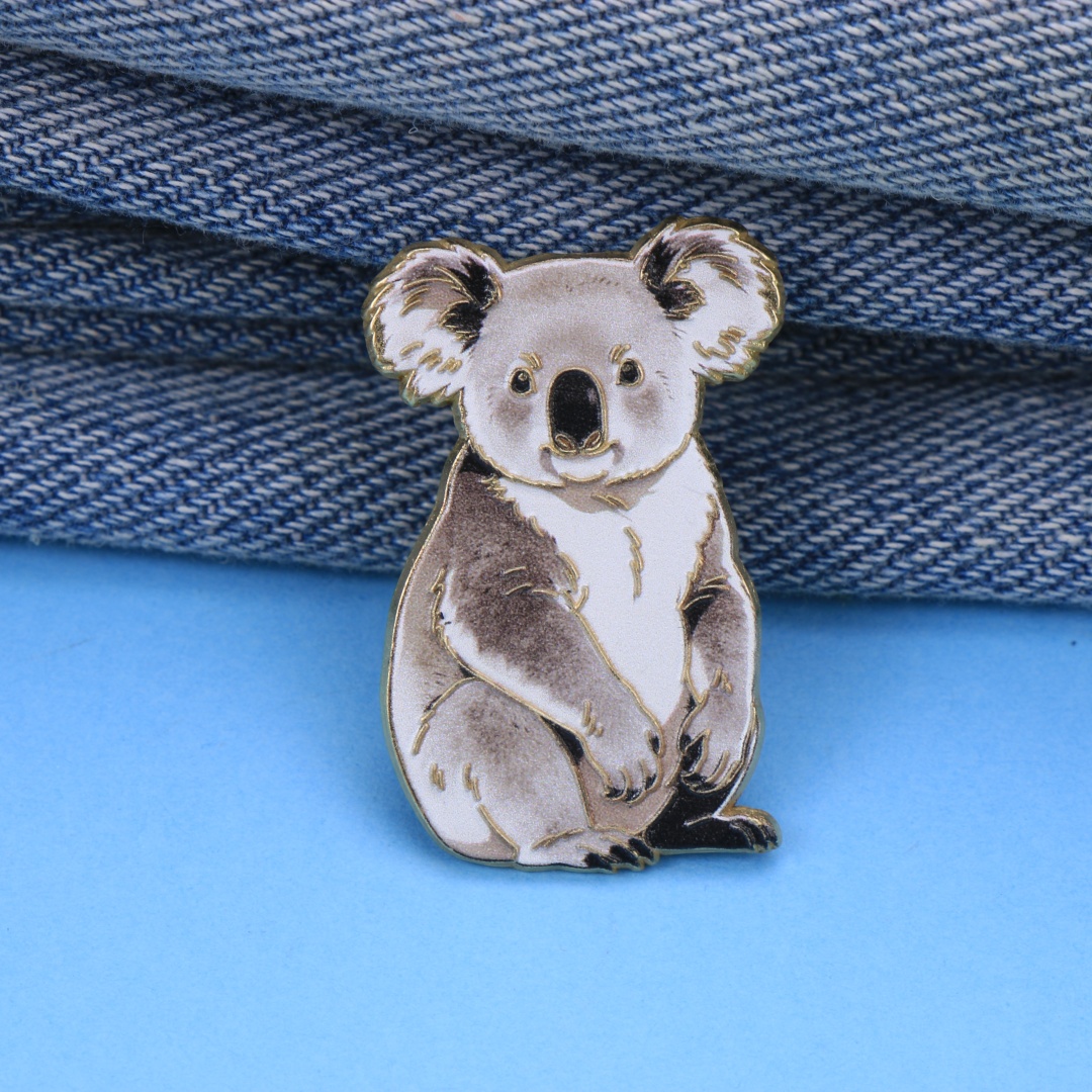 เข็มกลัดเคลือบสีน้ำรูปโคอาล่า, - Embroidery Australia บทวิจารณ์และราคา