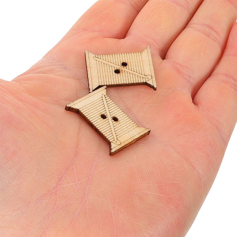 กระดาษม้วนด้ายปักผ้าทำจากไม้ 1 - Embroidery Handicraft บทวิจารณ์และราคา