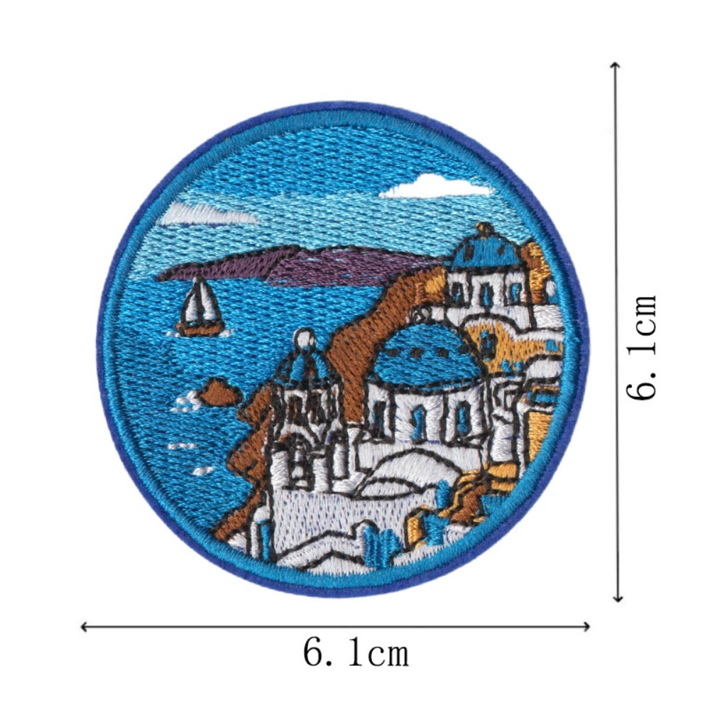 แพทช์ปักลายแลนด์มาร์คเมือง สำห - Embroidery Australia บทวิจารณ์และราคา