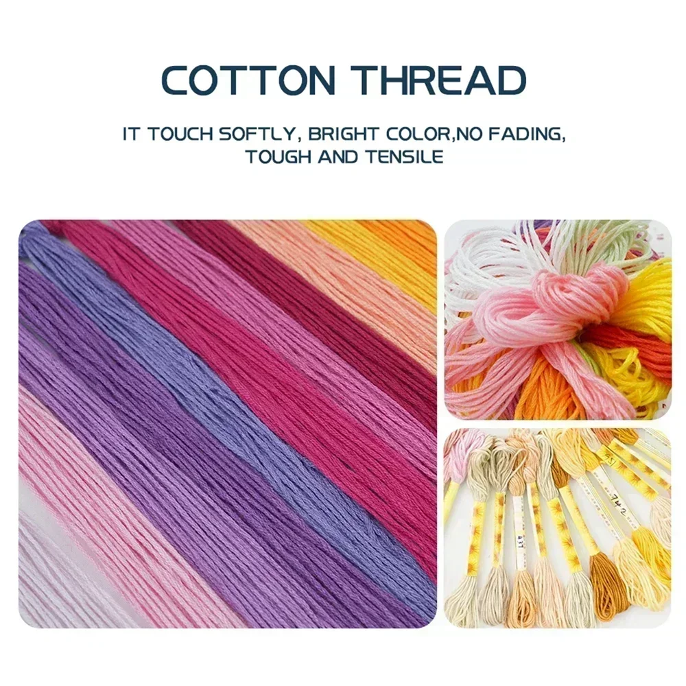 ชุดปักครอสสติชสำเร็จรูปพร้อมผ้ - Embroidery Running Stitch บทวิจารณ์และราคา