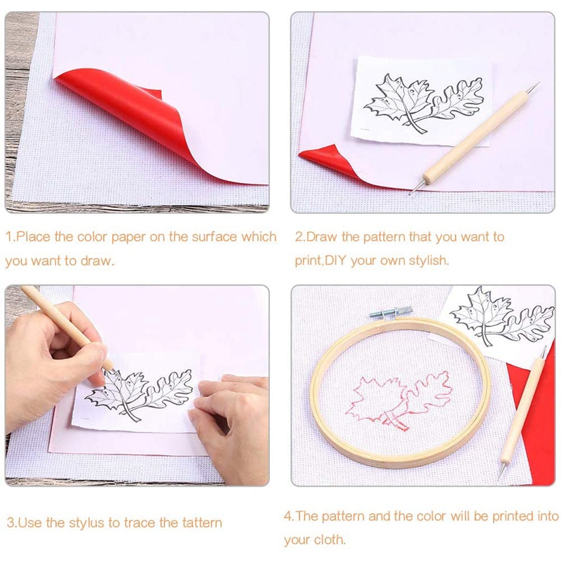 10 ชิ้นเย็บปักถักร้อยโอนกระดาษ - Embroidery Web บทวิจารณ์และราคา