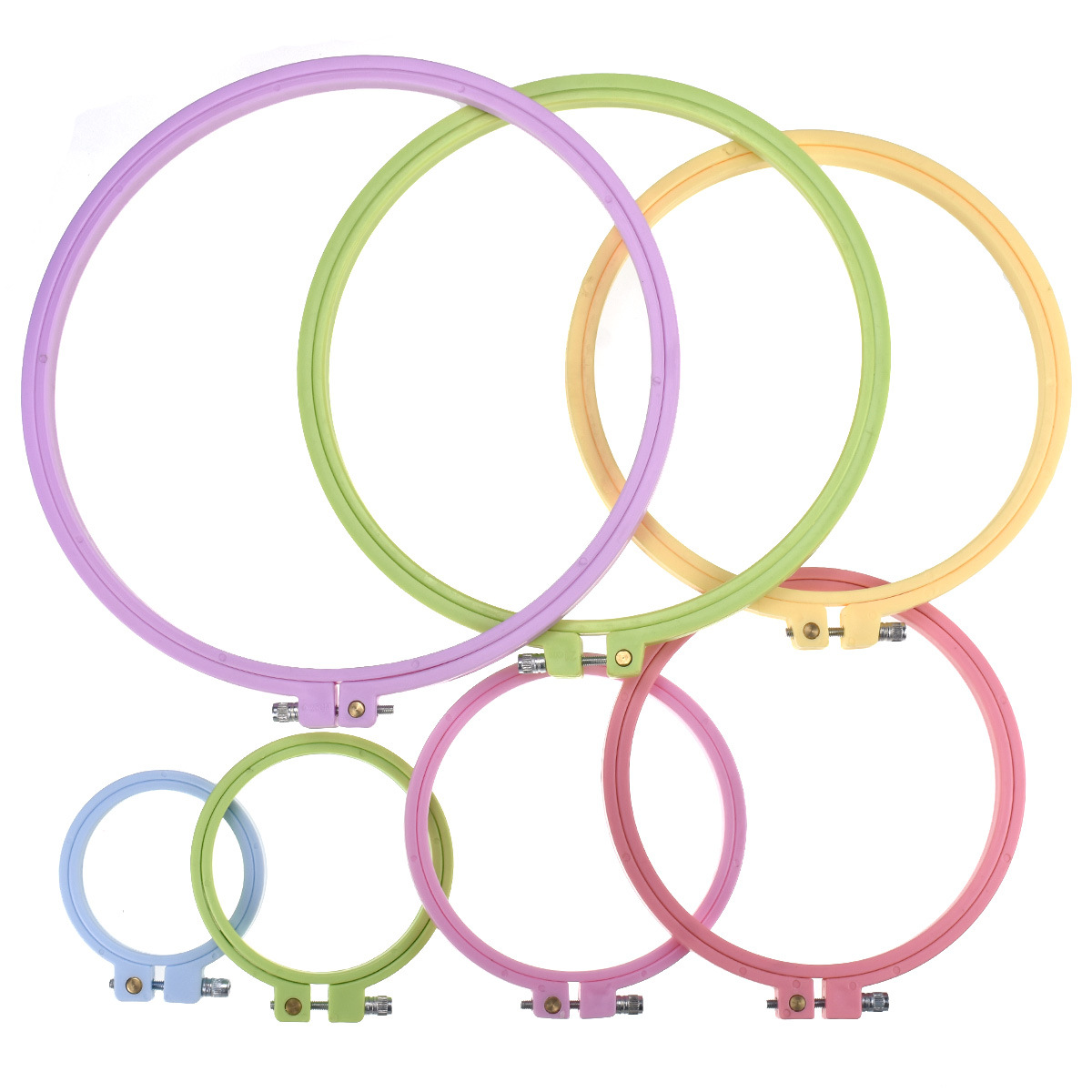 ห่วงปักครอสติชทรงกลม วงแหวนพลา - Embroidery Ring Sizes บทวิจารณ์และราคา