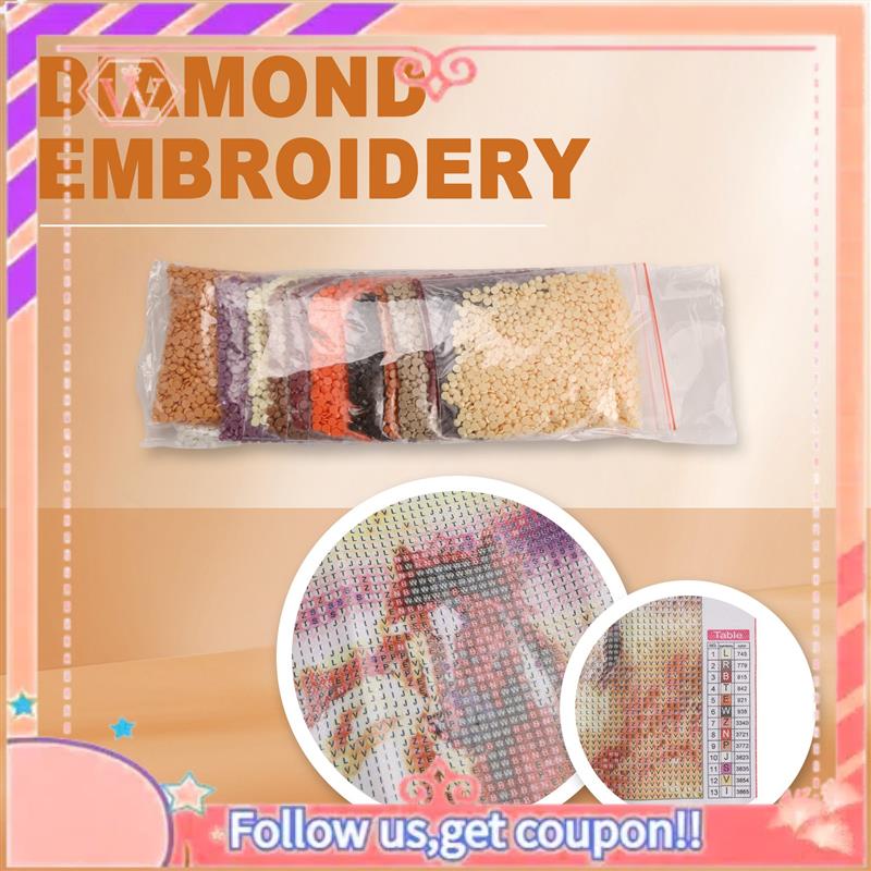 อัพเกรดเต็มเจาะเพชร DIY เพชรภา - Embroidery Running Stitch บทวิจารณ์และราคา