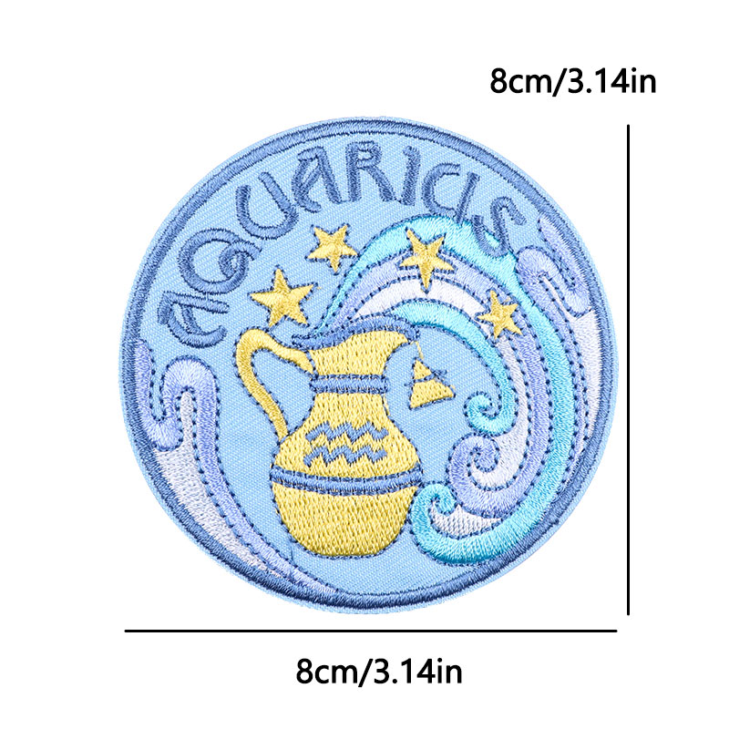แผ่นปักลายกลุ่มดาวจักรราศี 12  - Embroidery Ideas For Bags บทวิจารณ์และราคา