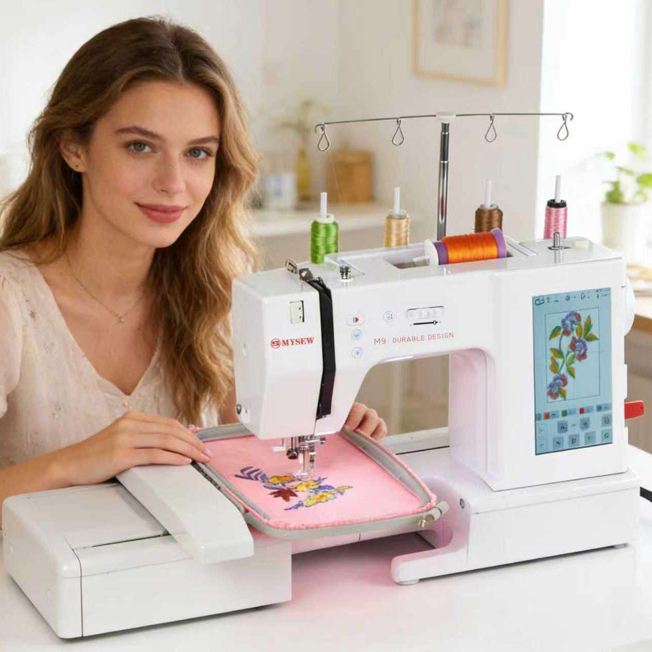 เครื่องปักผ้าอัตโนมัติ MYSEW M - Embroidery Machine บทวิจารณ์และราคา