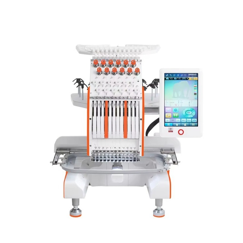 เครื่องปักหมวกความเร็วสูงแบบคอ - Embroidery Machine Computerized บทวิจารณ์และราคา