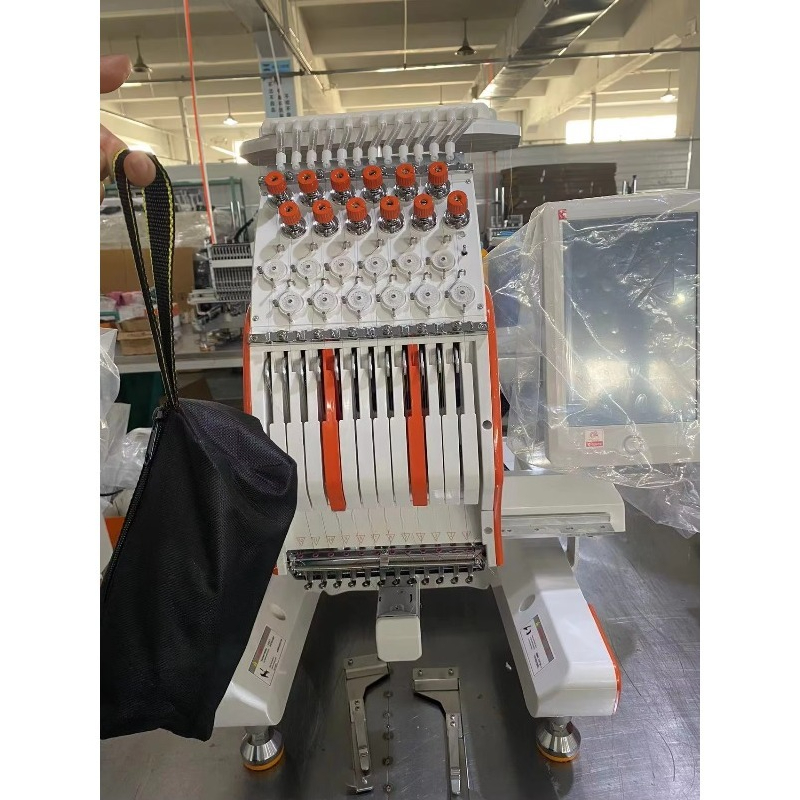 เครื่องปักหมวกความเร็วสูงแบบคอ - Embroidery Machine Computerized บทวิจารณ์และราคา