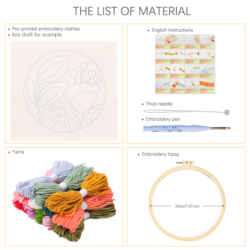ชุดอุปกรณ์งานฝีมือปักลายเม่นฟุ - Embroidery Ideas For Bags บทวิจารณ์และราคา