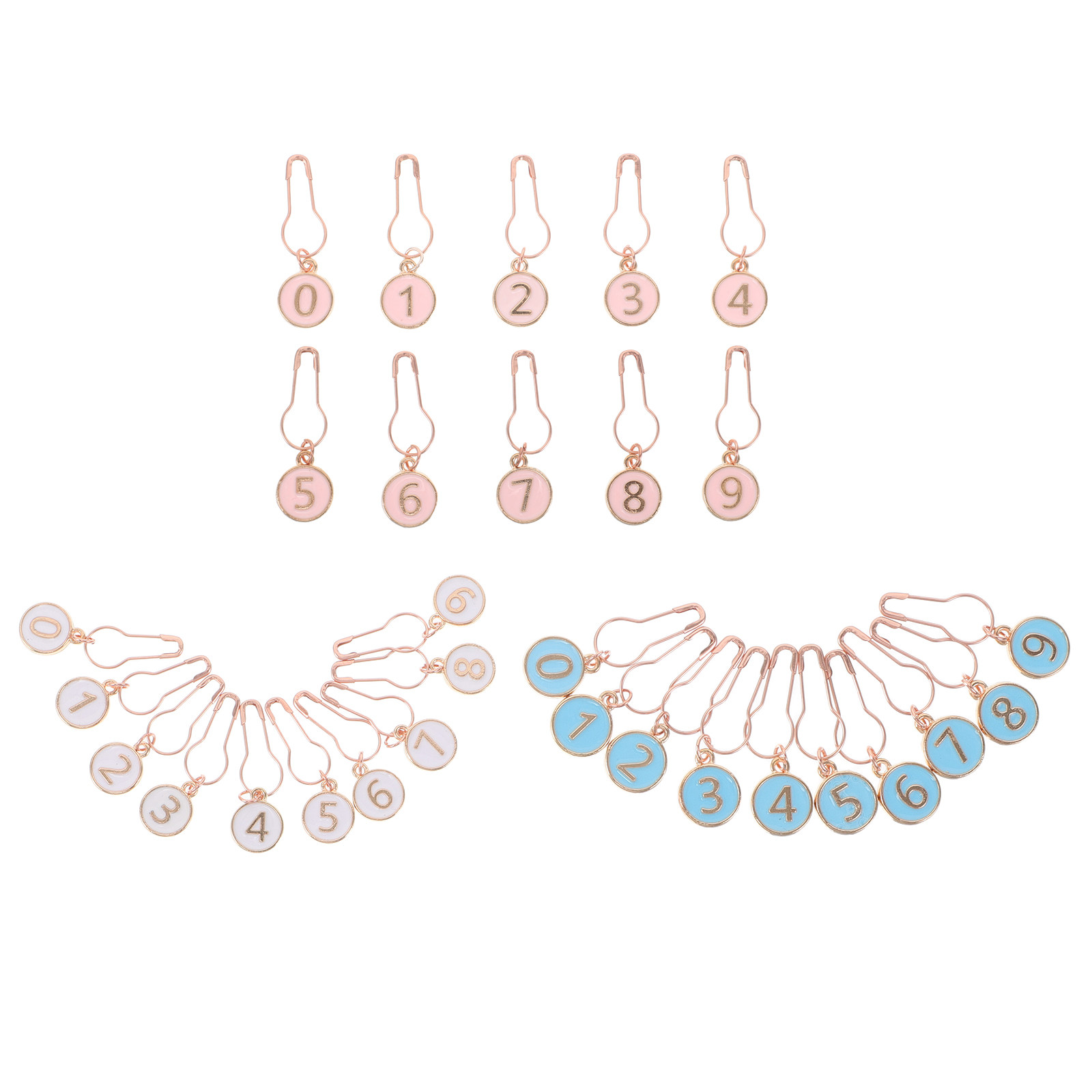 30 ชิ้น วงแหวนมาร์คเกอร์สำหรับ - Stitch Marker Ring บทวิจารณ์และราคา