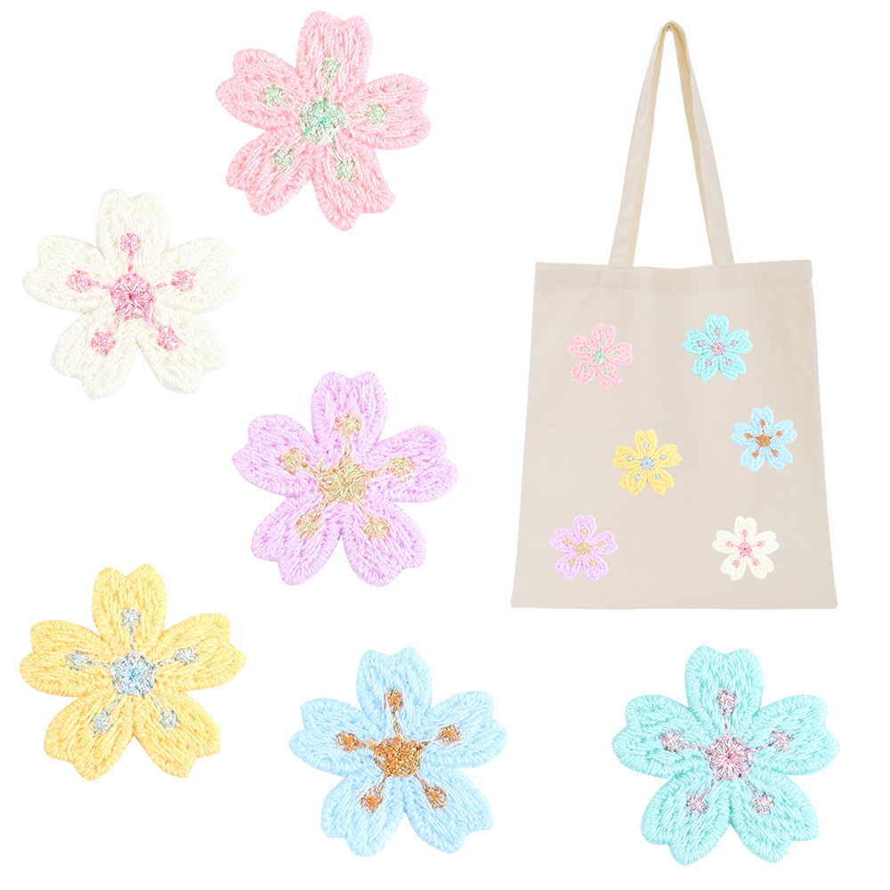 20 ชิ้น/ล็อตที่มีสีสัน 2.4 ซม. - Embroidery Handicraft บทวิจารณ์และราคา