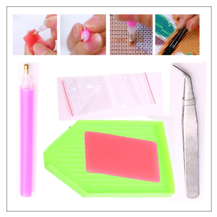 ภาพปักครอสติชลายหมาป่าขนาดใหญ่ - Embroidery Running Stitch บทวิจารณ์และราคา