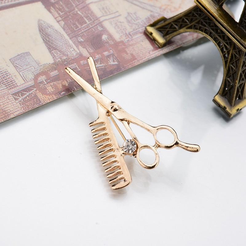กิ๊บติดผมรูปกรรไกรคริสตัล 2 ชิ - Embroidery Eyebrow บทวิจารณ์และราคา